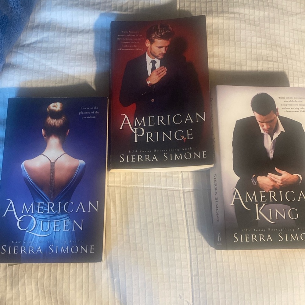 New Camelot Series by Sierra Simone. American Queen/King/Prince 🌶️🌶️🌶️🌶️